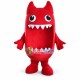 Red monster With Big Mouth Mascot Costume Red monster With Big Mouth Mascot Costume