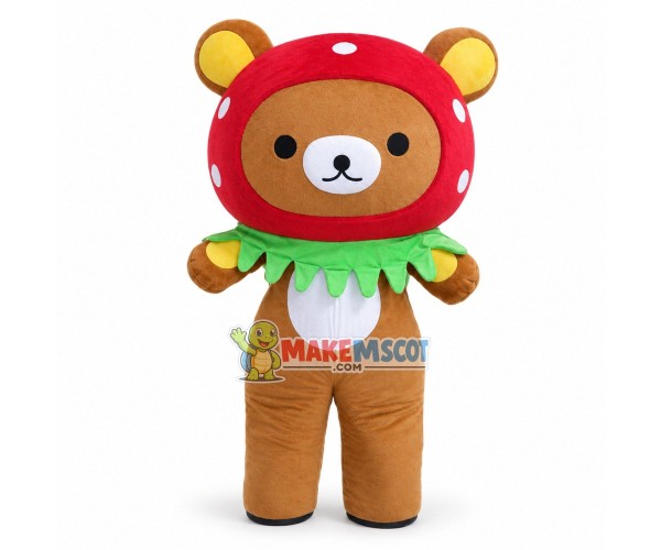 San-X Rilakkuma Strawberry Mascot Adult Costume	