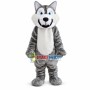 Simple Style Plush Gray Wolf Mascot Costume