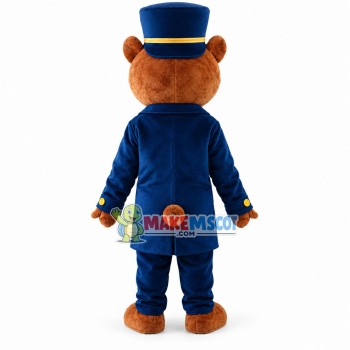 Sheriff Teddy Bear Mascot Costume Sheriff Teddy Bear Mascot Costume