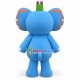 King Blue Elephant Lightweight Mascot Costume	