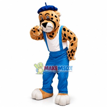 Chaz The Cheetah Mascot Costume Chaz The Cheetah Mascot Costume