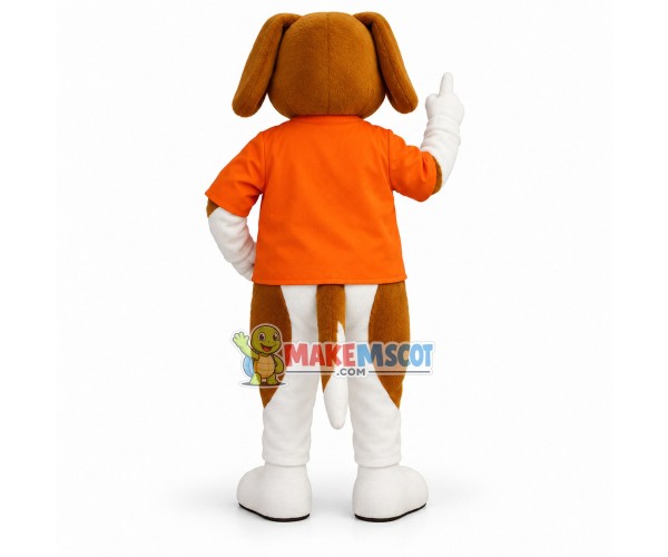 Lovely Jailhouse Beagle Mascot Costume Lovely Jailhouse Beagle Mascot Costume