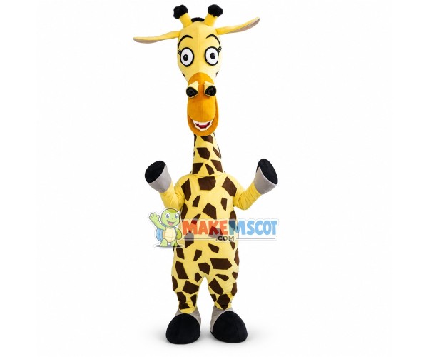 Loyal Melman the African Giraffe Madagascar Mascot Costume Loyal Melman the African Giraffe Madagascar Mascot Costume