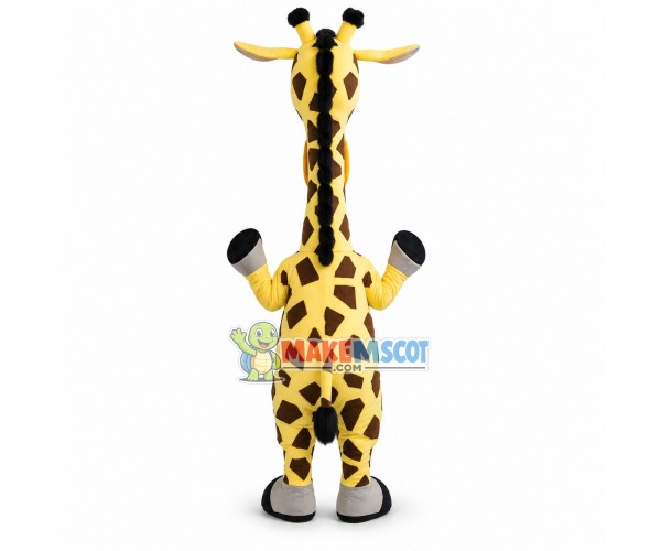 Loyal Melman the African Giraffe Madagascar Mascot Costume Loyal Melman the African Giraffe Madagascar Mascot Costume