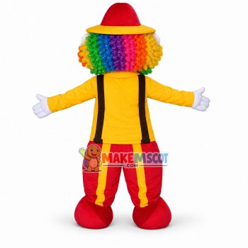 Carnival Clown Mascot Costume Carnival Clown Mascot Costume