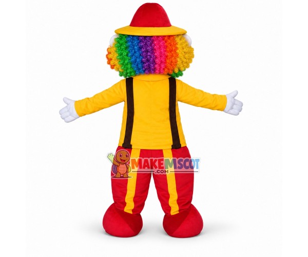 Carnival Clown Mascot Costume Carnival Clown Mascot Costume