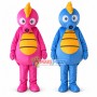 Easy Pink Seahorse & Blue Seahorse Mascot Costume	