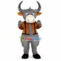 Boss Grey Bull Mascot Costume	