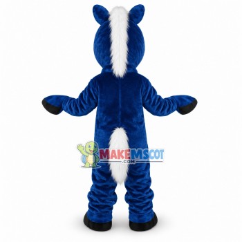 Blue Horse Mascot Costume	