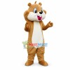 Lively Light Brown Squirrel Mascot Costume	