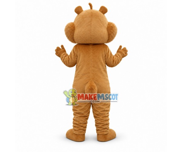 Lively Light Brown Squirrel Mascot Costume Lively Light Brown Squirrel Mascot Costume