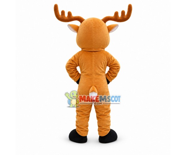 Light Brown Deer Mascot Costume Light Brown Deer Mascot Costume