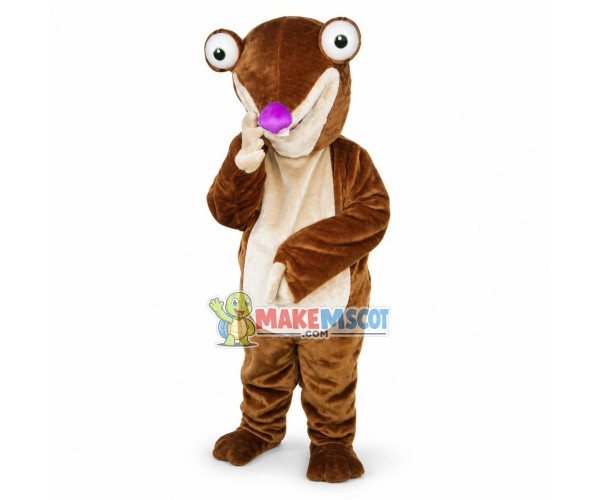Loyal Sidney the Ground Sloth Mascot Costume Loyal Sidney the Ground Sloth Mascot Costume