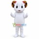Cartoon White Ram Animal Mascot Costume Cartoon White Ram Animal Mascot Costume