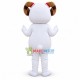 Cartoon White Ram Animal Mascot Costume Cartoon White Ram Animal Mascot Costume