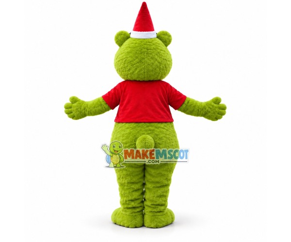 Christmas Green Ted Ted Humor Teddy Bear Mascot Costume Christmas Green Ted Ted Humor Teddy Bear Mascot Costume