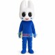 Fancy Cartoon Rabbit Mascot Costume Fancy Cartoon Rabbit Mascot Costume