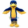 Blue Hawk Cub Mascot Costume	