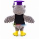 Gray Owl Academician Mascot Costume	