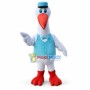 Waiter Long Beak Bird Mascot Costume	