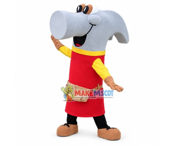 Lightweight Cartoon Hammer Mascot Adult Costume Lightweight Cartoon Hammer Mascot Adult Costume