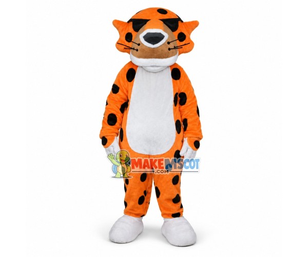 Sly Chester Cheetah Mascot Adult Costume Sly Chester Cheetah Mascot Adult Costume