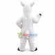 White Goat Long Fur Mascot Costume White Goat Long Fur Mascot Costume