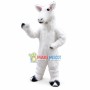 White Goat Long Fur Mascot Costume 
