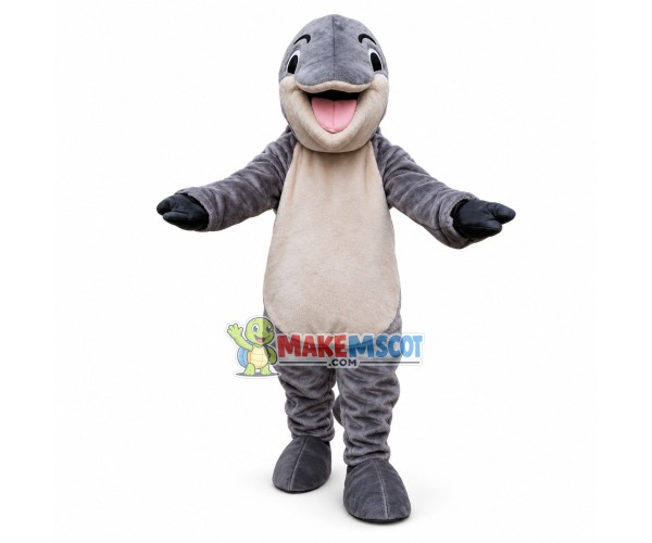 Cute Dolphin Mascot Costume Cute Dolphin Mascot Costume
