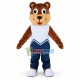 Sport Brown Bear High School Mascot Costume Sport Brown Bear High School Mascot Costume