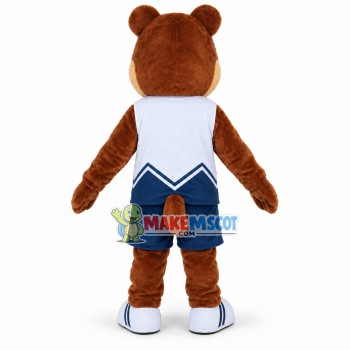 Sport Brown Bear High School Mascot Costume Sport Brown Bear High School Mascot Costume