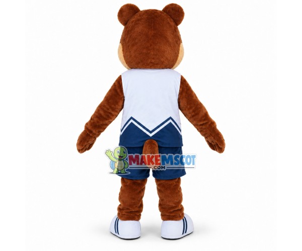 Sport Brown Bear High School Mascot Costume Sport Brown Bear High School Mascot Costume