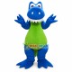 Simple Style Cartoon Blue Dragon Mascot Costume	