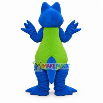 Simple Style Cartoon Blue Dragon Mascot Costume Simple Style Cartoon Blue Dragon Mascot Costume