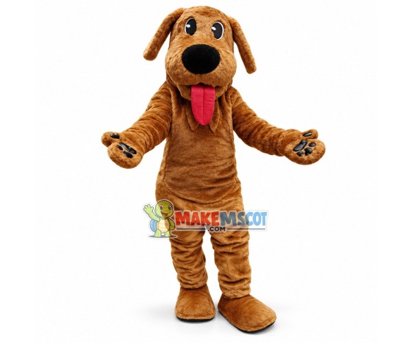 Lovely Hound Dog Mascot Costume Lovely Hound Dog Mascot Costume