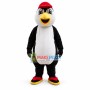 Penguin Wearing Flip-flops And Red Hat Mascot Costume	