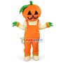 Halloween Pumpkin Man Mascot Adult Costume