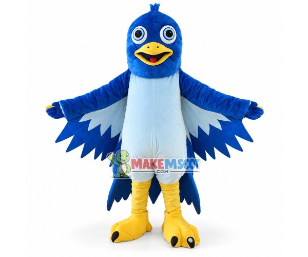 Screaming Blue Bird Mascot Adult Costume Screaming Blue Bird Mascot Adult Costume