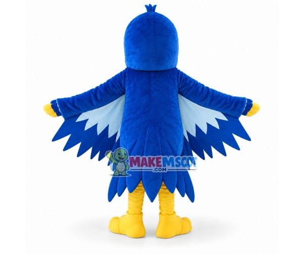 Screaming Blue Bird Mascot Adult Costume Screaming Blue Bird Mascot Adult Costume