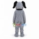 Lovely Grey Dog Mascot Costume Lovely Grey Dog Mascot Costume