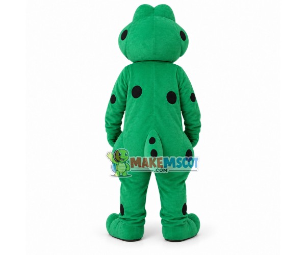 Hungry Green Toad Mascot Costume	