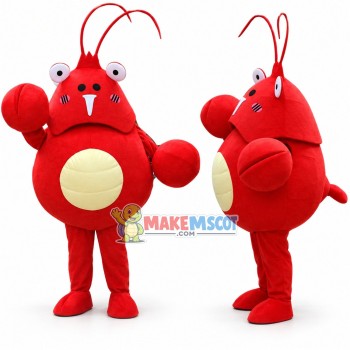 Deluxe Sea Red Crab Mascot Costume Deluxe Sea Red Crab Mascot Costume