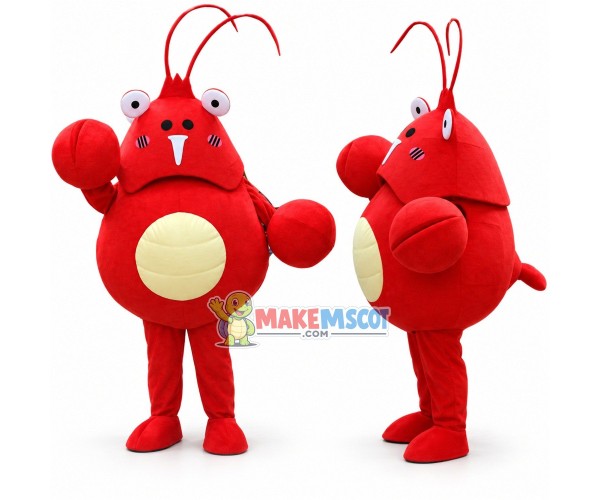 Deluxe Sea Red Crab Mascot Costume	