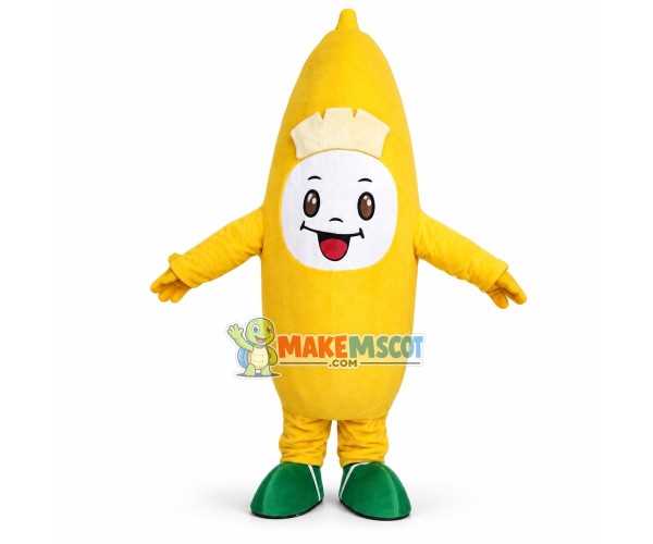 Deluxe Cartoon Banana Mascot Costume Deluxe Cartoon Banana Mascot Costume