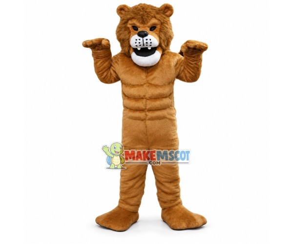 Simple Style Power Lion Mascot Costume Simple Style Power Lion Mascot Costume