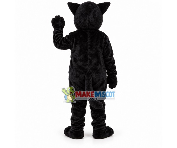 Roaring Black Leopard Mascot Costume Roaring Black Leopard Mascot Costume