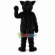 Roaring Black Leopard Mascot Costume Roaring Black Leopard Mascot Costume