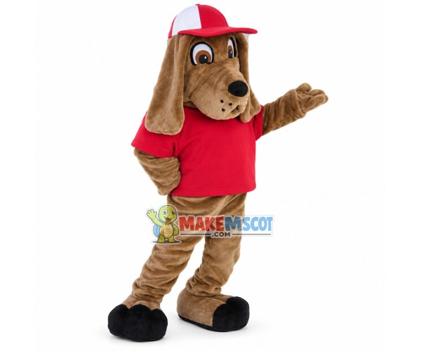 Hound Dog Mascot Costume Animal Fancy Dress Costume 