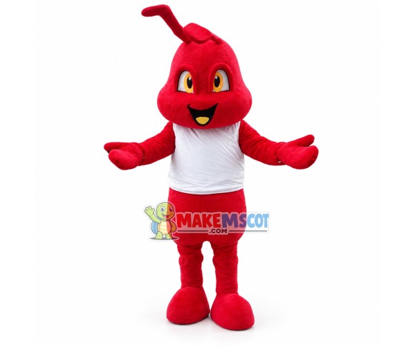 Huge Cartoon Red Ant Mascot Costume	